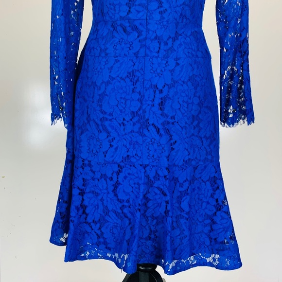 J. Crew blue lace dress size 6 - Picture 8 of 8